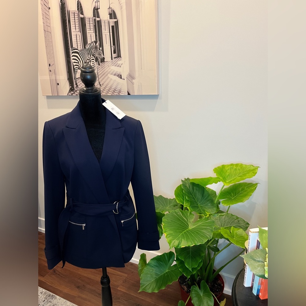 Calvin Klein Zipper Blazer